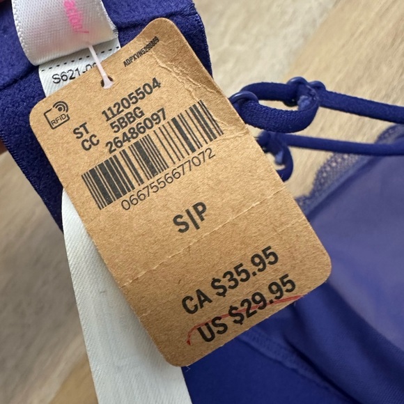 NWT PINK Victoria's Secret Women's Lace Bralette - Blue - Picture 5 of 6